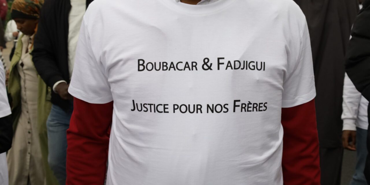 Marche blanche en hommage à Boubacar et Fadjigui