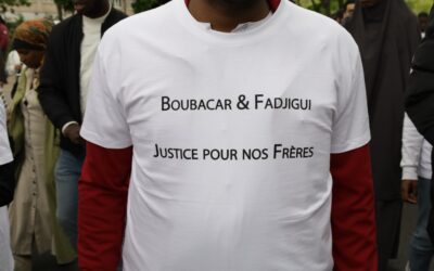 Marche blanche en hommage à Boubacar et Fadjigui