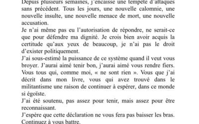 Taha Bouhafs, se retire des législatives